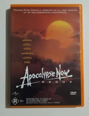 Apocalypse Now Redux DVD Region 4 GC Martin Sheen, Action War Drama Free Postage - image 1 of 4