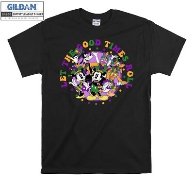 Disney Mickey And Friends Mardi Gras Wdw Fa Hoodie Tshirt Men Women Unisex AB383 - Image 1 of 4