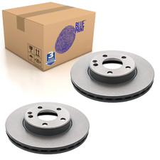 Pair of Front Brake Disc Fits Mercedes-Benz OE 2464210012 Blue Print ADU174331