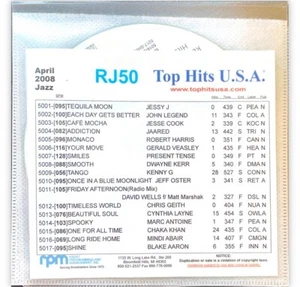 Top Hits USA Radio CD RJ50 April 2008 Audio CD Jazz Releases for 04/2008 - Picture 1 of 2