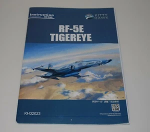 KITTY HAWK RF-5E TIGEREYE KH32023 ⭐TEILE⭐ ANLEITUNG BOOKLET&COLOR GUIDE 1/32 - Bild 1 von 3
