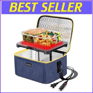 Travel-Friendly 2-Quart Electric Lunch Warmer with Multi-Vehicle Compatibility - Picture 1 of 10