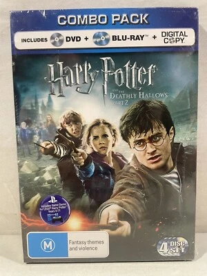 Harry Potter And The Deathly Hallows Part 2 Blu-ray DVD COMBO 2011 BRAND NEW - Image 1 of 2