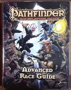 Pathfinder Advanced Race Guide  HC Paizo D&D 3.5 D20 RPG Hardcover Book - Picture 1 of 2
