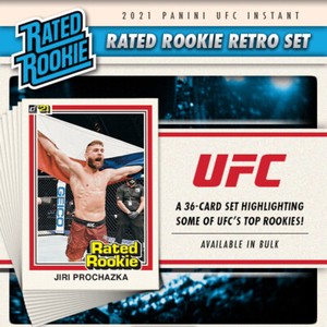 🔥 2021 Panini Instant UFC Rated Rookie Retro MMA - 36 Card Set Free Ship