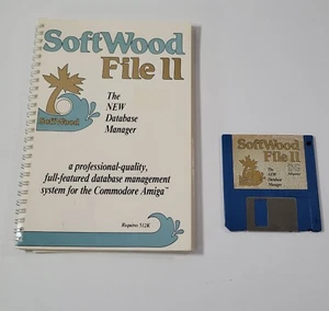 Softwood File II by Softwood - Commodore Amiga Database Software 86/87      - Picture 1 of 4