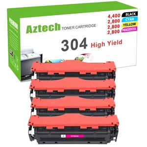 4PK Color Toner CC530A -CC533A 304A Set For HP Laserjet CP2025 CP2025nf CM2320 - Picture 1 of 12