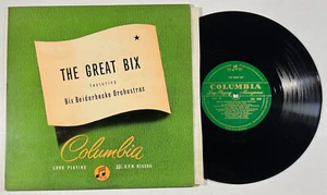Bix Beiderbecke Orchestras : The Great Bix LP 33 tours rpm 10" COLUMBIA 1035 - Picture 1 of 5
