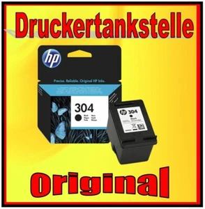 original HP 304 black Envy 5020 5030 5032 5034 5052 5055 N9K06AE Advantage 3700 - Bild 1 von 3
