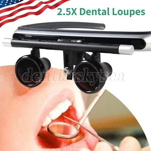 Magnifying Glasses Dental 2.5X Loupes Glasses Binocular Magnifier 2.5X 500mm MA - Picture 1 of 21