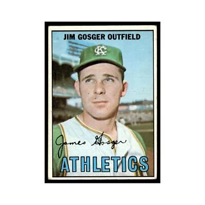 1967 Topps Jim Gosger Kansas City Athletics #17 - Image 1 of 3
