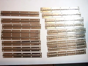 Hardware BUTT PIANO CHARNIÈRES BOÎTE 8 1/2 POUCES 1 1/8 LARGE OUVERTE 0,039 ÉPAISSEUR - Photo 1/6