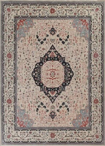 Geometric Ardakan Mohtasham Turkish 8'x10' Area Rug Hand-knotted Oriental Carpet - Picture 1 of 12