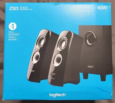 logitech speaker system z323 with subwoofer - Image 1 of 4