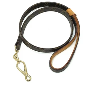 LOUIS VUITTON M58056 Monogram Lex-Baxter MM Pet Supplies Leash Brown - Foto 1 di 12