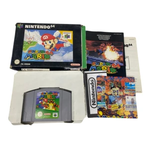 Nintendo 64 / N64 Super Mario 64, game, box, insert instructions - Picture 1 of 14