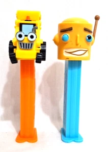 Dispenser Pez Vintage 2002 e 2007 Meet The Robinsons Carl Bob The Builder Scoop - Foto 1 di 9