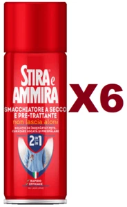 6PCS IRON AND ADMIRE DRY STAINER & PRE-TREATING 2IN1 SPRAY 200ML - Picture 1 of 2