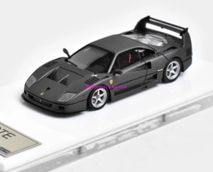 BH DMH 1:64 Matte Gray 1995 F40 GTE Racing Sports Model Diecast Resin Car - Picture 1 of 3