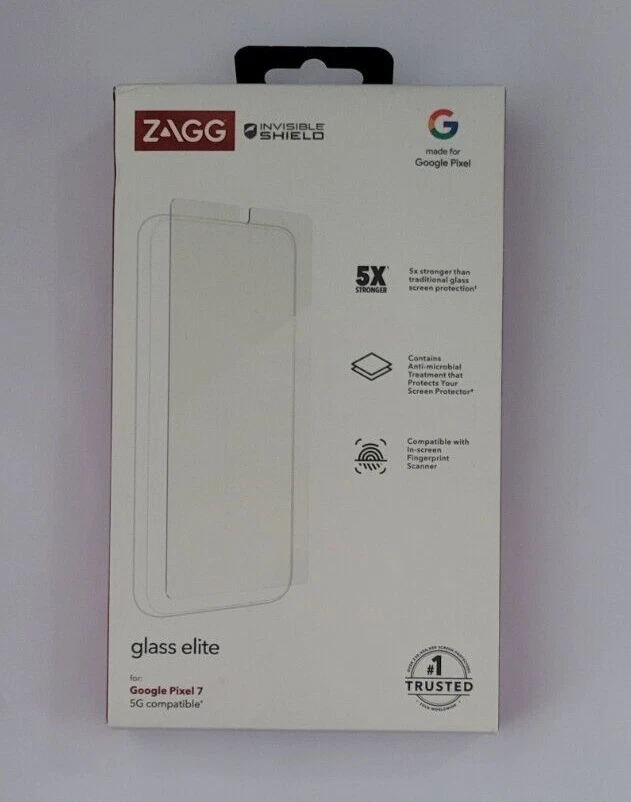 Zagg Invisible Shield Glass Elite Screen Protector - Google Pixel 7 - Image 1 of 1