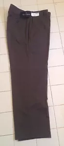 SLIP BARRINGTON MOKA FLAT FRONT MISTO POLIESTERE NUOVI CON ETICHETTE. TAGLIA 36 30 - Foto 1 di 5