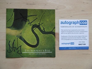 Dead Can Dance Gerrard Perry Autógrafo Firmado CD Folleto El Huevo de la Serpiente ACOA - Imagen 1 de 3