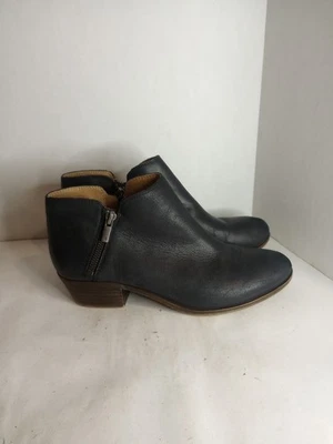 Lucky Brand Womens Burklee Ankle Bootie Boot Black Size 9 Leather Western  - Image 1 of 4