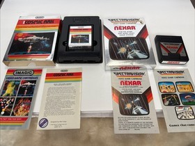 Vintage Atari Game Lot Nexar And Cosmic Ark With Boxes