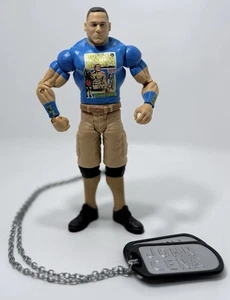 Figura de juguete de lucha libre John Cena Mattel WWE 2013 camisa Blue Hustle Loyalty Respect - Imagen 1 de 10