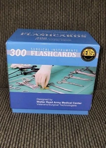 Surgical Instruments Flashcards for Technologists Exam REVISA 300 Cards - Picture 1 of 9
