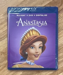 BRAND NEW SEALED: Anastasia (Blu-ray & DVD + Digital, 1997) 20th Century Fox OOP - Foto 1 di 2