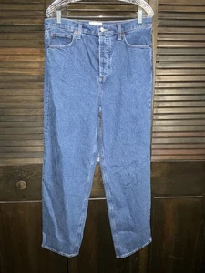 Women's NWT Universal Thread Highest Rise Straight Denim Button Fly Jeans Sz 12 - Picture 1 of 5