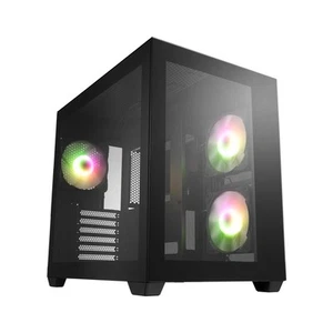 FSP CMT380 Midi Tower Black - Afbeelding 1 van 5