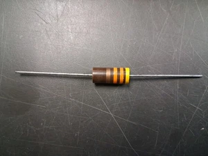vintage carbon comp resistor 2w 43k 5% Ohms Pack of 20 - Picture 1 of 1