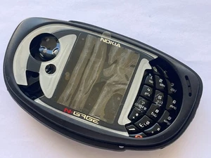Rare coque intégrale Nokia Ngage QD noire avec boutons NOS - Photo 1 sur 18