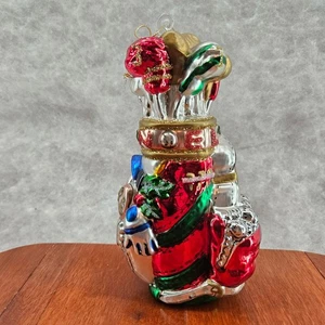 Golftasche Weihnachtsschmuck Glas Golfschläger Neuheit Golfliebhaber Geschenk Deko Vintage - Bild 1 von 5