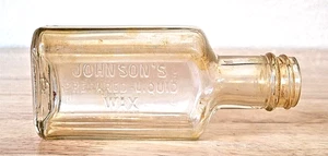 Bottiglia pubblicitaria vetro cera liquida preparata in rilievo S.C. Johnson & Son anni 50 - Foto 1 di 12