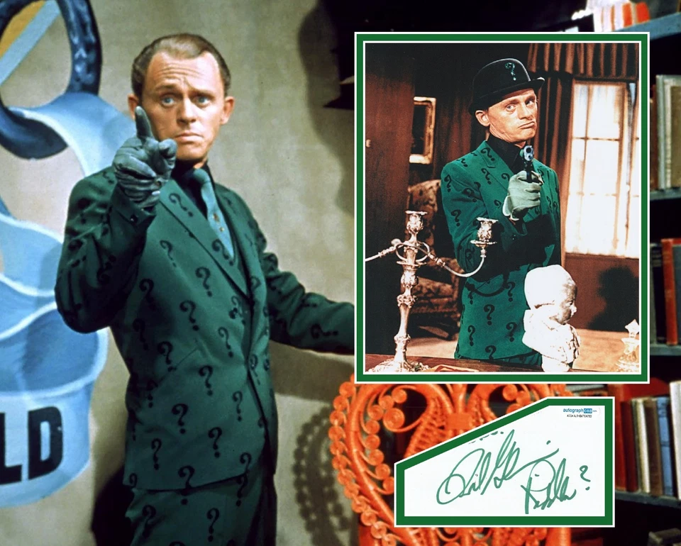 FRANK GORSHIN SIGNED PHOTO MOUNT BATMAN RIDDLER (1) ACOA CERTIFIED - Image 1 of 1