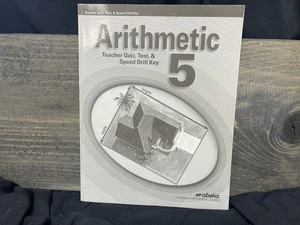 Arithmetic 5 Quizzes, Tests, and Speed Drills Key fourth ed - Picture 1 of 1