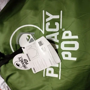 Privacy Pop Bed Tent Queen Size Green Tent Sleeping Bag Sleeping Bag - Picture 1 of 4