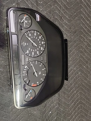 90-95 BMW E34 5 Series 525i Instrument MPH Speedometer Cluster Gauge 162k Miles - Image 1 of 4