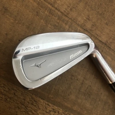 Mizuno MP-18 SC Single Iron 6 Iron Steel Stiff (RH) 37.25”, VG Condition - Image 1 of 4