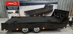 Redcat Custom 1/10 Scale Car Hauler Trailer With Lights And Winch! Soooo Cool! - Picture 1 of 20