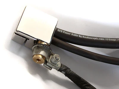 KnuKonceptz Ultimate Battery Terminal Pair 0 / 4 / 8 AWG w OEM Top Post Port - Image 1 of 4