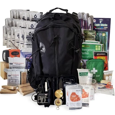 SIRIUS SURVIVAL 3 Person Emergency Kit / Survival Backpack for 72 Hours for Emergencies 4 Colors
