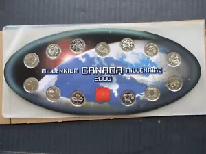 2000 Canadian Millenium Quarters Set in RCM Holder Packaging - Picture 1 of 4