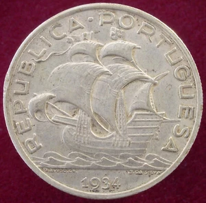 Portugal 10 Escudos 1934 (K0203) - Picture 1 of 2