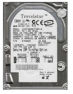 IBM IC25T060ATCS05-0 Travelstar 60Gb 5400Rpm DMA/ATA-100 2.5-Inch Hard Drive - Picture 1 of 1