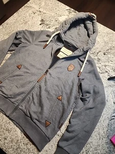 Naketano The Poets Choice Full-Zip Hoodie Brave New World Sailor Medium A42 - Picture 1 of 16
