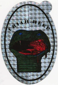 URIAH HEEP - Original - Aufkleber - 70er Jahre - Sticker - Reflektierend - A - Picture 1 of 1